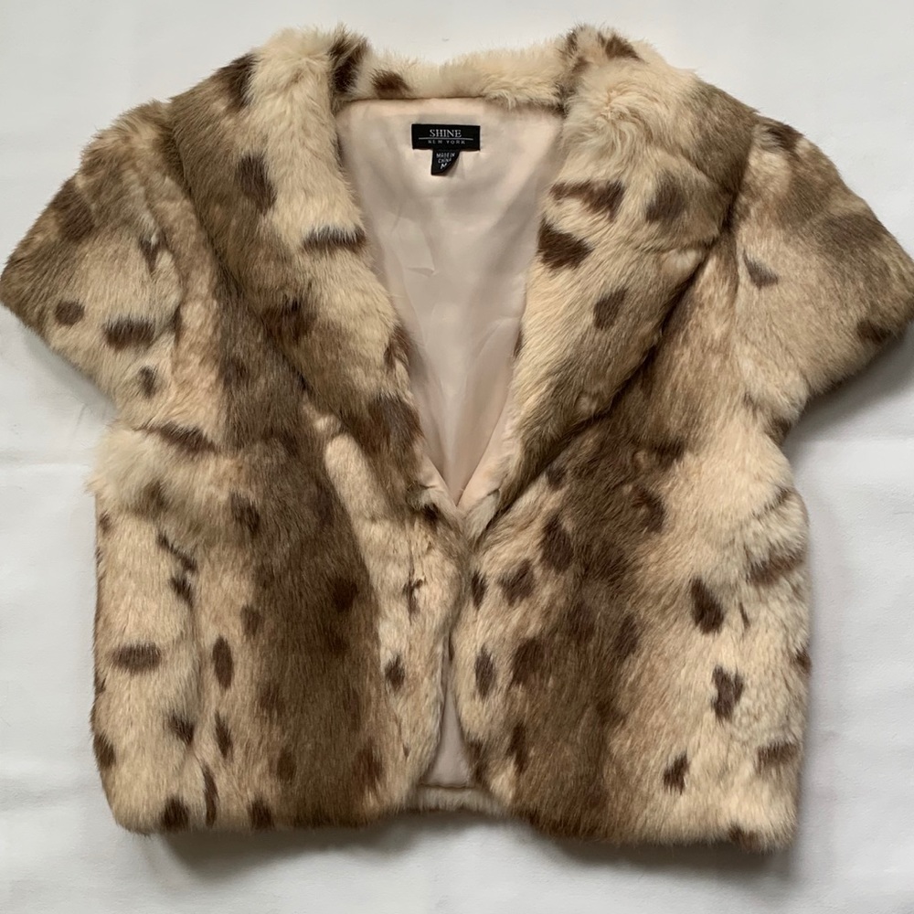 Genuine Rabbit Fur Cropped Vest